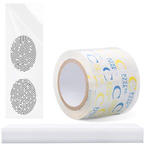 XUWAIDSGN Fingerprint Lifting Kit Fingerprint Tape Fingerprint kit Professional Fingerprint Lifting Tape Fingerprint Lift Pads Fingerprint Kit Clear for Forensic Adults All Occupations