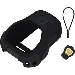 Silicone Case Cover fits for DEWALT Wearable Bluetooth Speaker, Travel Carrying Protective Soft Skin Sleeve Compatible with DEWALT Clip-On Wireless Jobsite Pro Water-Resistant Portable Mini Speaker