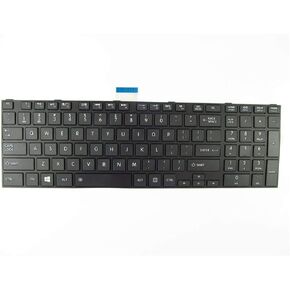 Abakoo New Keyboard Compatible with Toshiba Satellite MP-11B53US-930W C850 C855 C870 C875 L850 L855 L870 L875 Black US Laptop