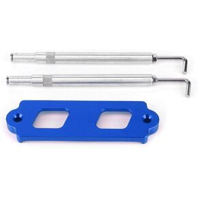 161mm/6.3in Aluminum Car Battery Tie Down Bracket fit for Honda Civic/CRX 1988-2000, etc(Black) in Kuwait