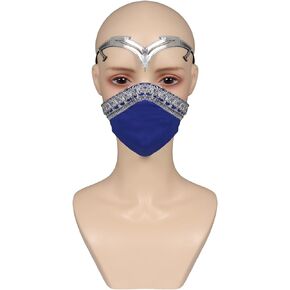 Mask Costume Mask Half Face Latex Mask Helmet Halloween Cosplay Props
