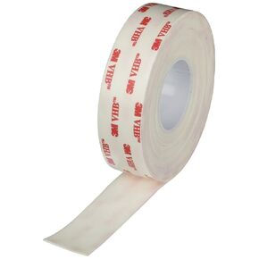 3M - 1112286 TapeCase 1-5-4945 VHB Tape 4945, 1" Wide, 5 yd. Length, White