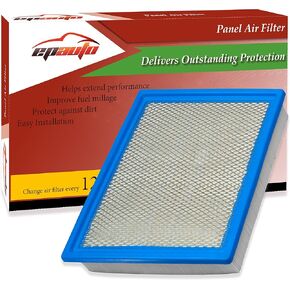 بديل EPAuto GP883 لفلتر هواء محرك Ford Rigid Panel للرحلة الاستكشافية (2007-2024)، F-150 (2009-2024)، F-250 / F-350 / F-450 / F-550 Super Duty (2008-2016)، الملاح (2007-2024)
