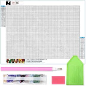 Zariocy 5D Diamond Painting Kits Animals, Square Diamond Paint with Diamonds Art by Numbers, Crystal Embroidery Cross Stitch, Canvas for Home Wall Decor 12x16inch/14x14inch