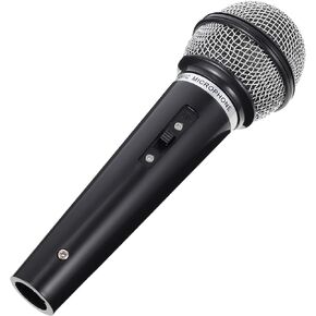 DOITOOL Wireless Karaoke Microphone Prop Simulated Mic Party Favor Plastic Microphone Prop Performance for Girls Boys Adults Black