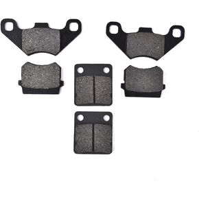 Front and Rear Disc Brake Pads Set Compatible with XRS XRX Blazer 150 150cc Go Kart Buggy