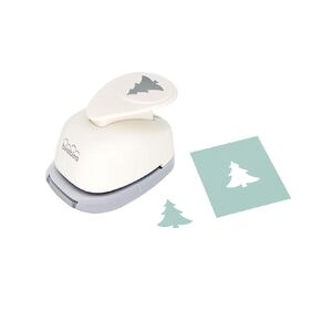 Bira Craft 1 inch Fir Tree Shape Lever Action Craft Punch for Paper Crafting Scrapbooking