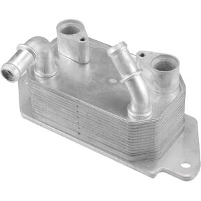 Engine Oil Cooler, Transmission Oil Cooler No.CV6P7869AE for Ford Escape 2013-2016 L4 2.0L Aluminum Alloy Silver Tone, 1 Pc