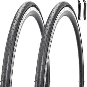 2 Pack 700x23C Bike Tire Foldable Repalcement Tires for Road Bicycle