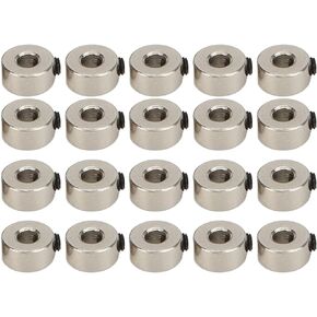 20PCS RC Aircraft Landing Gear Wheel Stoppers, 3.1mm Landing Gear Stopper Set Stainless Steel RC Landing Gear Wheel Block Wheel Collar Landing Gear for RC Airplane Replacement