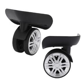 Luggage Wheels, 1 Pair A65 Luggage Replacement Wheels, Durable Suitcase Wheels Mute Swivel Suitcase Luggage Caster Wheels Repair Parts Durable Suitcase Wheel for Repair Replacement