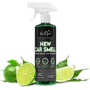 Leather Scent Car Spray (16oz) Long Lasting Air Fresheners Eliminates Odor- Air Fresheners for Cars, Trucks & Other Automotive Vehicles – Fresh Scent Air Freshener Spray by Evo Dyne (1-Pack Leather)