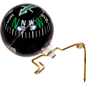 Allen Company Liquid-Filled Ball Compass with Pin, Multi, One Size (484)