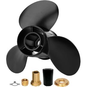 Outboard Propeller 14-1/2 Dia x19 Pitch 48-832830A45 Grade Aluminum Propeller for Mercury Mercruiser Alpha One/Bravo One Engines 135-300HP with Hub kit &15 Tooth Spline, Right Hand Rotation