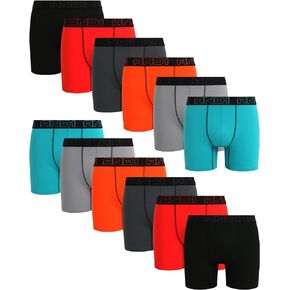 AND1 Men's Underwear – 12 Pack Super Soft Performance Boxer Briefs (S-3XL) in Kuwait
