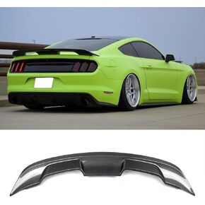 سبويلر خلفي متوافق مع موديلات 2015-2023 موستانج V6/V8/شيلبي/GT/EcoBoost كوبيه ببابين، طراز GT500، جناح سبويلر من ألياف الكربون in Kuwait