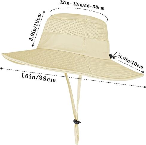 ZOORON Sun Hats for Men Women UPF 50+ Bucket Hat UV Protection Boonie Hat for Fishing Hiking Garden Safari Beach in Saudi Arabia