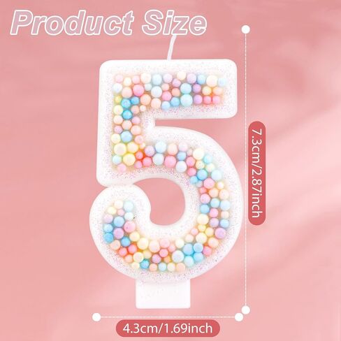 عدد شموع عيد الميلاد، شموع أرقام الماكارون اللطيفة، شموع عيد ميلاد حلوة بلون الحلوى للكيك، عدد أعلى الكعكة للفتيات وحفلات أعياد الميلاد وحفلات الزفاف (3) in Kuwait