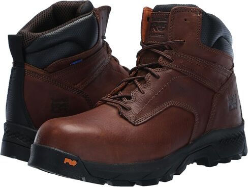 حذاء Timberland PRO للرجال Titan EV مقاس 6 بوصات، مركب آمن عند أصابع القدم، حذاء عمل صناعي ثابت، بني، 12 عرض in Saudi Arabia