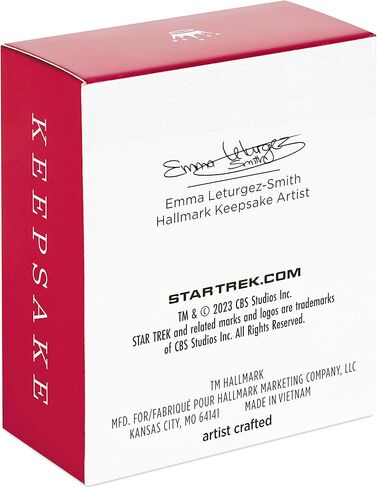 2020، ستار تريك الولايات المتحدة. غطاء شجرة عيد الميلاد الموسيقي من Enterprise Storytellers مع ضوء، غطاء شجرة Star Trek (0001QXI6004) in Kuwait