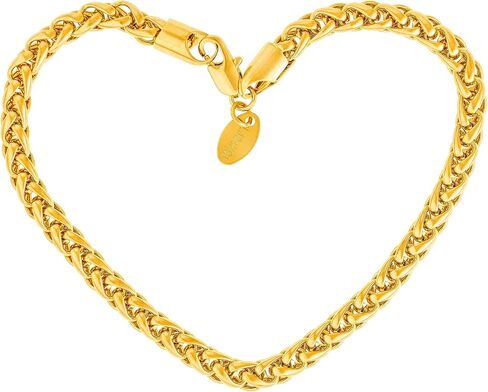 LIFETIME JEWELRY Womens Gold Anklet Ponytail anklet for Girls and Teen 24k Real Gold Plated Ankle Bracelet in Saudi Arabia
