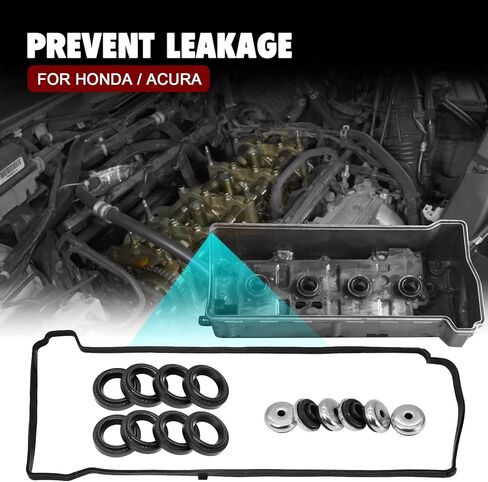 مجموعة حشية غطاء صمام المحرك VS50614R VS50627R 12030-RAA-A01 12341-RAA-A00 VS50382A استبدال لـ K20 K24 02-13 CR-V Civic Accord Crosstour Element 2.4 ILX RSX RDX TSX 2.4 in Kuwait