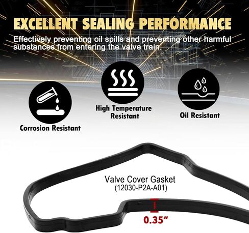 مجموعة حشية غطاء صمام المحرك VS50614R VS50627R 12030-RAA-A01 12341-RAA-A00 VS50382A استبدال لـ K20 K24 02-13 CR-V Civic Accord Crosstour Element 2.4 ILX RSX RDX TSX 2.4 in Kuwait