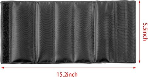2Pcs Wine Cooler Sleeve Wine Bottle Chiller Ice Pack Adjustable Bottle Wrap Keep Wine Cool and Refreshing for Red White Champagne or Sparkling (Black) in Saudi Arabia