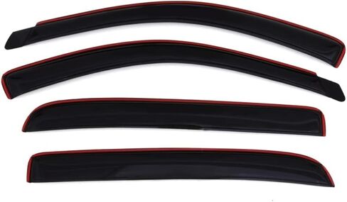 Auto Ventshade [AVS] in-Channel Ventvisor/Rain Guards | Fits 2006-2008 Dodge RAM 1500, 2006-2009 Dodge RAM 2500/3500 Mega Cab- Smoke, 4 pcs. | 194845 in Kuwait