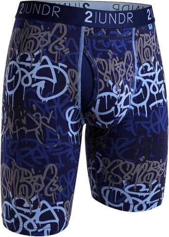 ملابس داخلية طويلة الساق للرجال من 2UNDR مقاس 9 بوصات (قطرات، كبير) in Kuwait