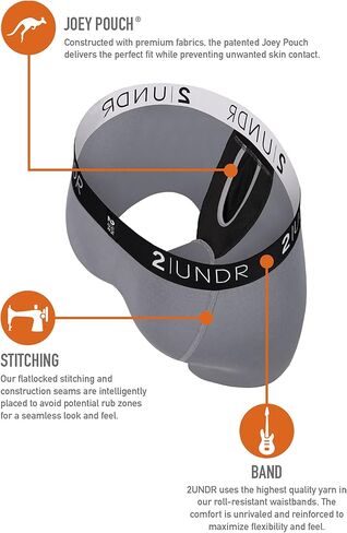 ملابس داخلية طويلة الساق للرجال من 2UNDR مقاس 9 بوصات (قطرات، كبير) in Kuwait