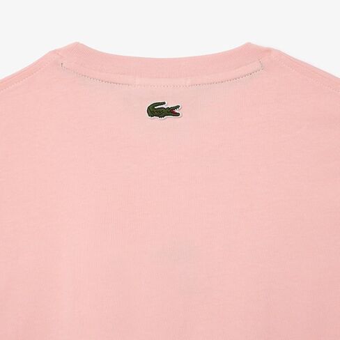 Lacoste Regular Fit Short Sleeve Crew Neck Tee Shirt W/Small Croc Graphic on The Front of The Chest in Saudi Arabia