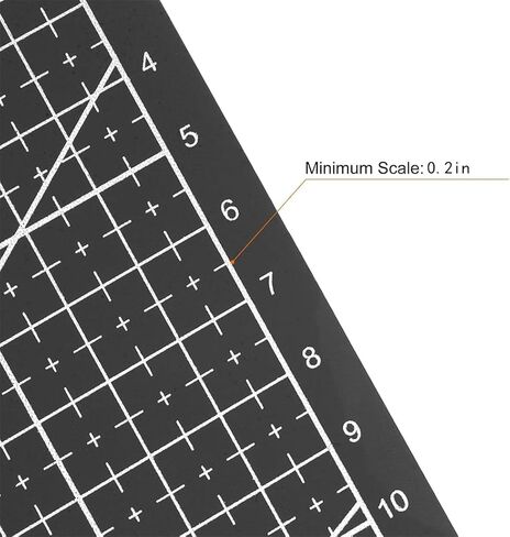 Self Healing Sewing Mat, Rotary Cutting Mat Double Sided 5-Ply Craft Cutting Board for Sewing Crafts Hobby Fabric Precision Scrapbooking Project 9inch x 12inch (A4-Black) in Saudi Arabia