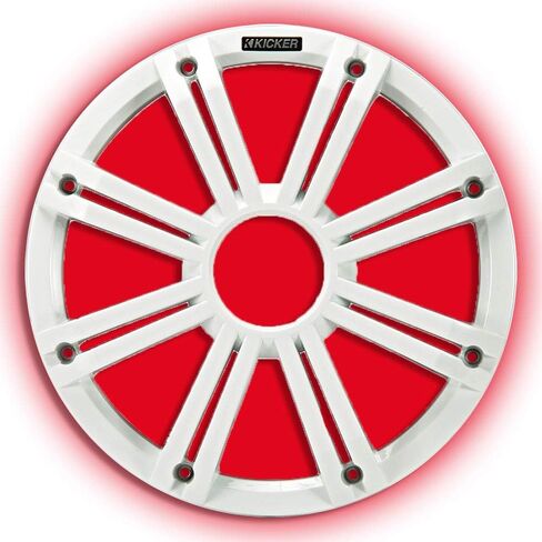 Kicker KMG12 12-Inch (30cm) Grille for KM12 and KMF12 Subwoofer, LED, White in Saudi Arabia
