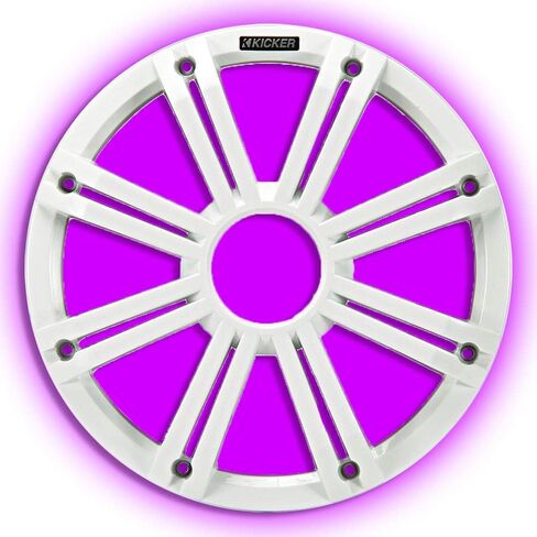 Kicker KMG12 12-Inch (30cm) Grille for KM12 and KMF12 Subwoofer, LED, White in Saudi Arabia