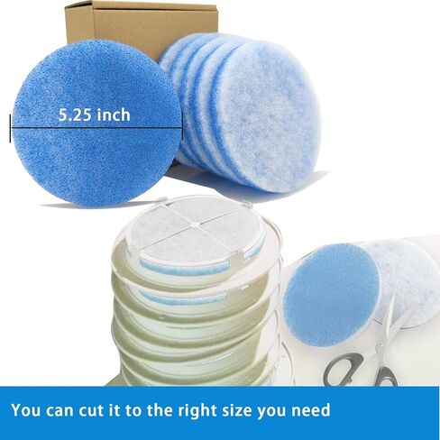 RV Air Filter, 5.25" Round Air Duct AC Filter Replacement, MERV-6 RV AC Vent Filter [6 Filters] in Kuwait