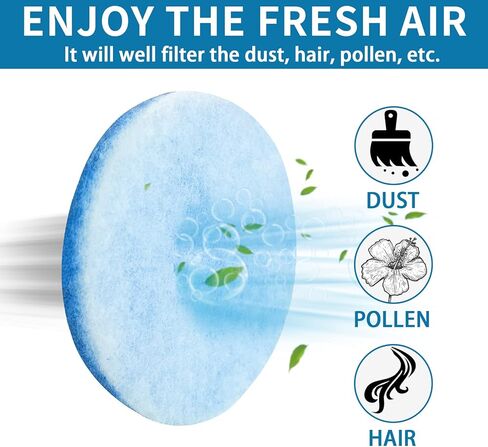 RV Air Filter, 5.25" Round Air Duct AC Filter Replacement, MERV-6 RV AC Vent Filter [6 Filters] in Kuwait