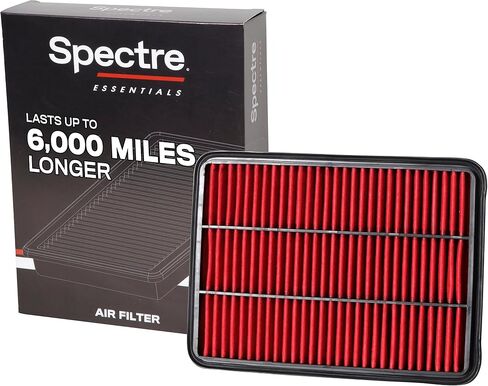 فلتر هواء المحرك Spectre Essentials من K&N: ممتاز، عمر أطول بنسبة 50%: يناسب مجموعة مختارة من 1998-2010 TOYOTA/LEXUS (4Runner، Land Cruiser، Sequoia، Tundra، GX470، LX470)، SPA-2144 in Saudi Arabia