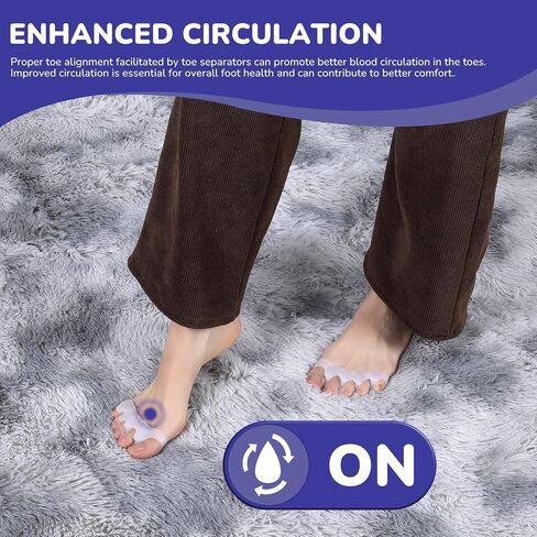 Toe Spacers - Bunion Corrector - Nail Supplies - Toe Separators for Women - Foot Care - Foot Health - Toe Spacers for Men - Yoga Toes - Nail Art Supplies - Pedicure - Toe Spacers for Women in Saudi Arabia
