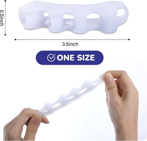 Toe Spacers - Bunion Corrector - Nail Supplies - Toe Separators for Women - Foot Care - Foot Health - Toe Spacers for Men - Yoga Toes - Nail Art Supplies - Pedicure - Toe Spacers for Women in Saudi Arabia