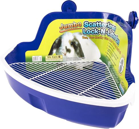 Ware Manufacturing Plastic Scatterless Lock-N-Litter Small Pet Pan (Colors May Vary) in Kuwait