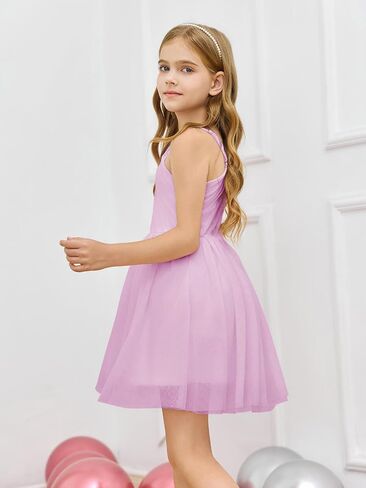 Girls One Shoulder Tutu Dress Formal Birthday Party Tulle Dresses 5-14 Years in Saudi Arabia