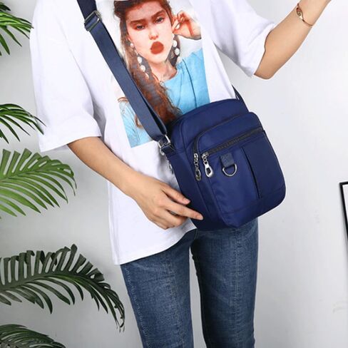 Small Messenger Bag Casual Shoulder Bag Chest Bag Travel Carry Bag, Small Crossbody Bag for Men Women in Saudi Arabia
