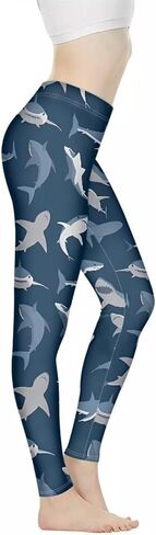 Women Yoga Pants High Waisted Tummy Control Soft Leggings Workout Leggings in Saudi Arabia