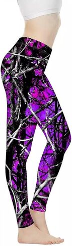 Women Yoga Pants High Waisted Tummy Control Soft Leggings Workout Leggings in Saudi Arabia