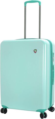 Italy Borgia Hardside 24 Inch Spinner Luggage, Aqua, One Size in Kuwait