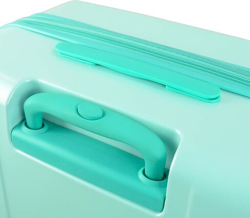 Italy Borgia Hardside 24 Inch Spinner Luggage, Aqua, One Size in Kuwait