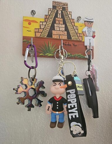 Popeye Keychain, Kids Keychain, Keychain for gift, Bag Pendant, car decoration in Saudi Arabia