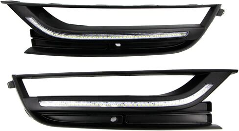 إطار مصباح الضباب LED DRL لسيارة Volkswagen VW Passat B7 2012 2013 2014 2015 المصد الأمامي للقيادة ضوء النهار الجري مع إشارة الانعطاف in Saudi Arabia