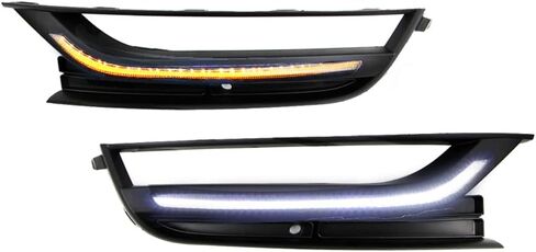 إطار مصباح الضباب LED DRL لسيارة Volkswagen VW Passat B7 2012 2013 2014 2015 المصد الأمامي للقيادة ضوء النهار الجري مع إشارة الانعطاف in Saudi Arabia